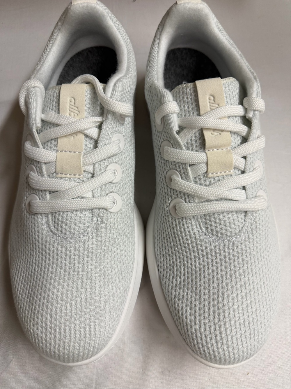 Allbirds Tree Runner Lightweight White Knit Sneakers